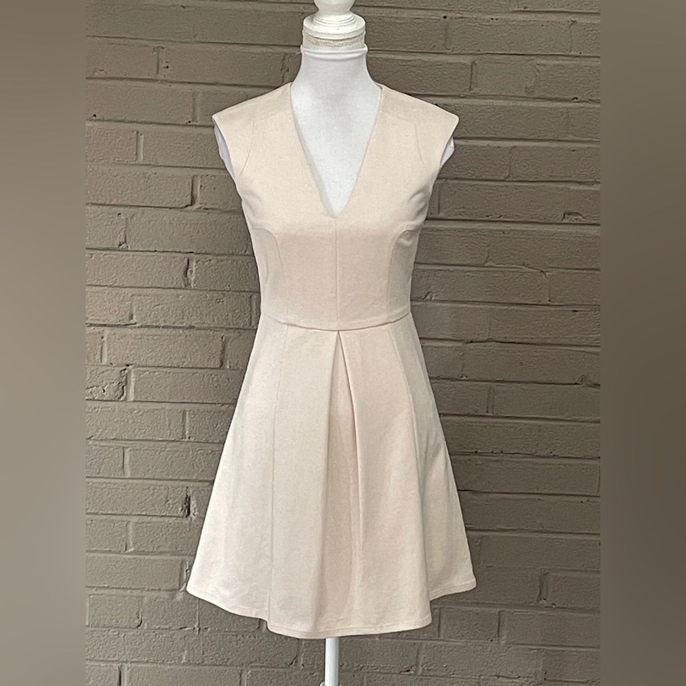 French Connection nude pink dress 6